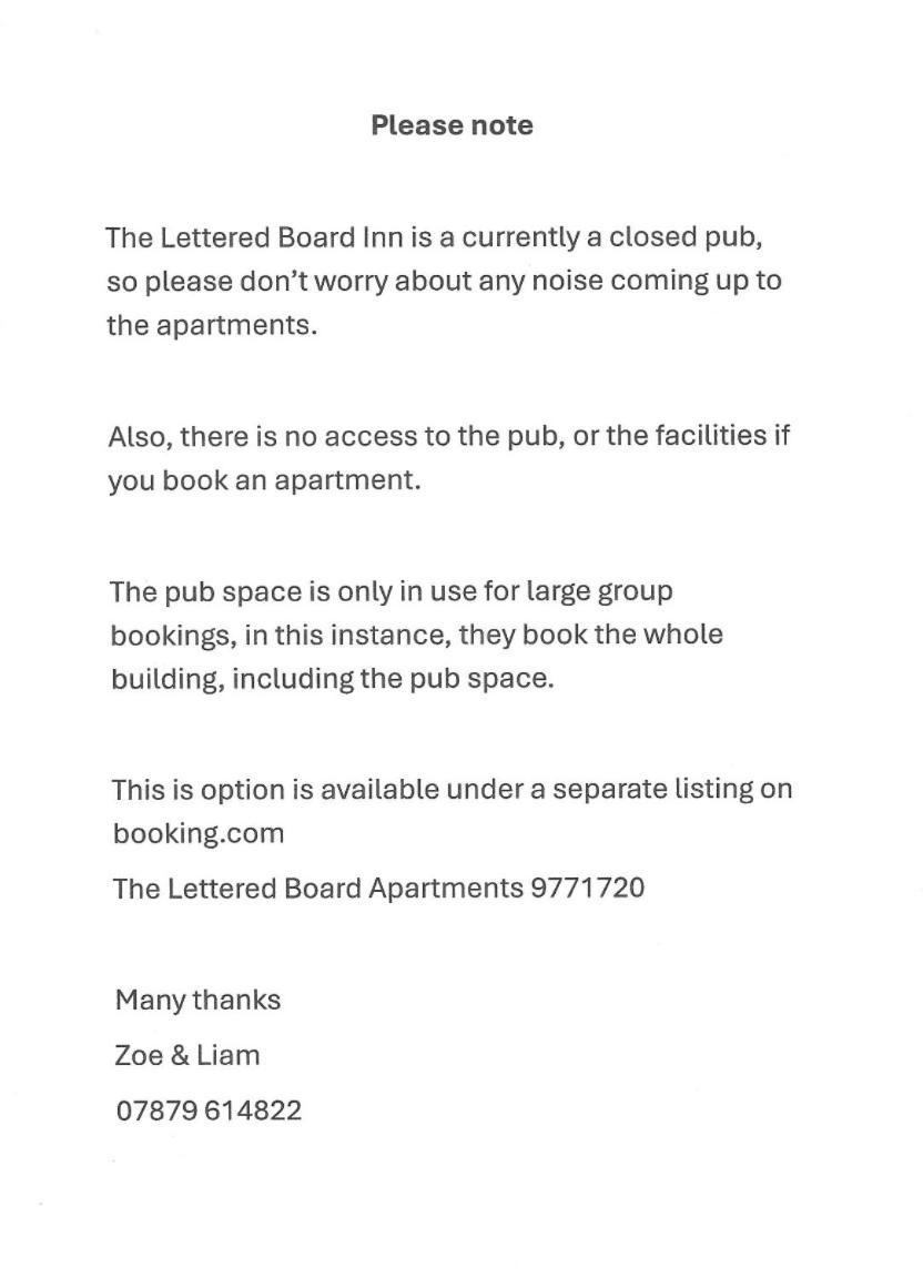 Lettered Board Apartments 1, 2 & 3 Пикеринг Экстерьер фото